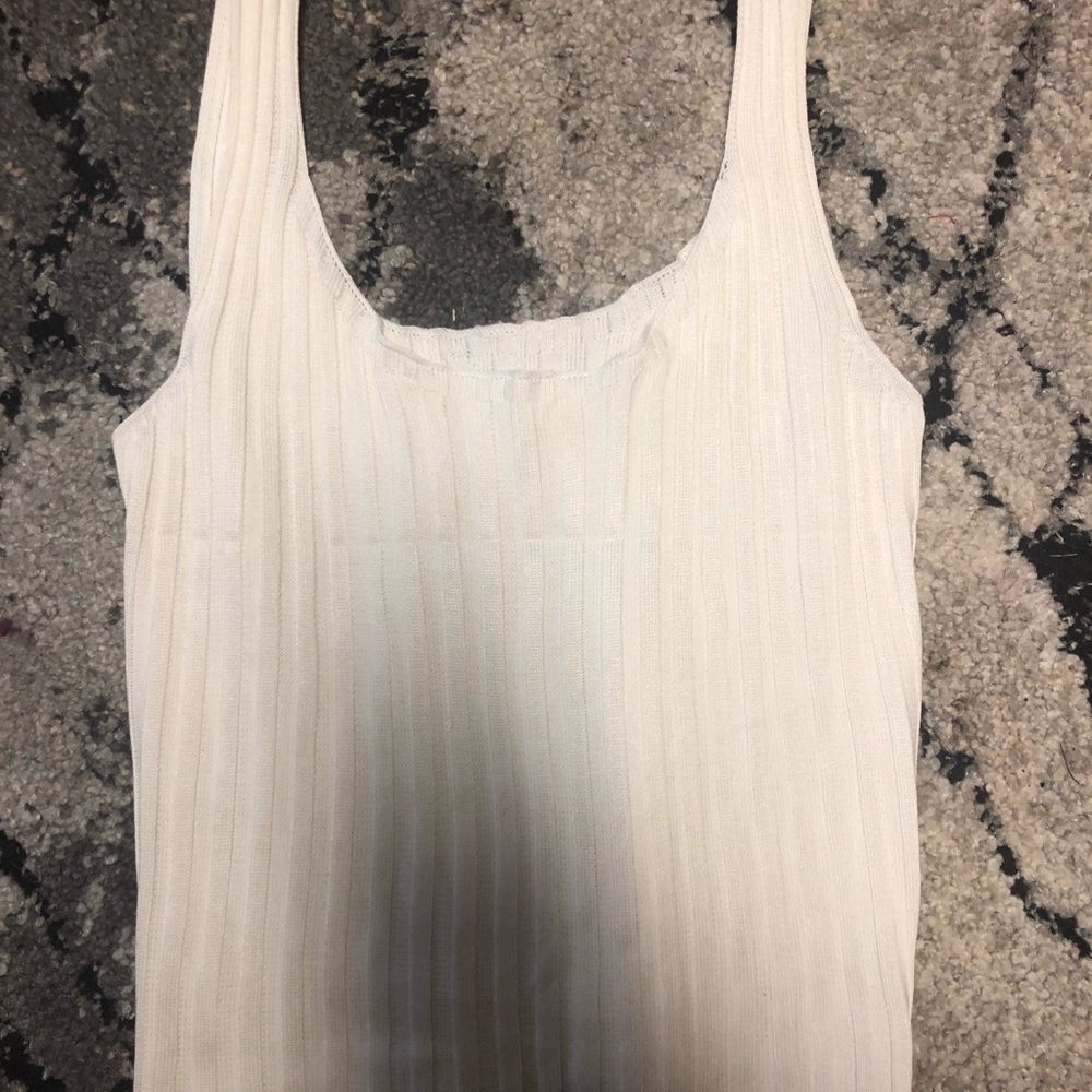 White tank top